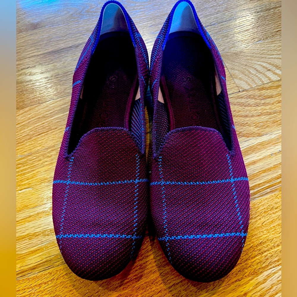 Retired Rothy’s Plaid Loafer Size 8